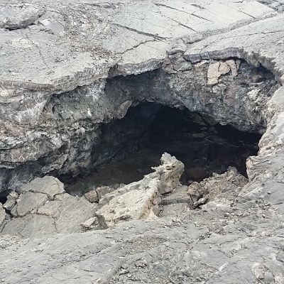 a close up of a rock